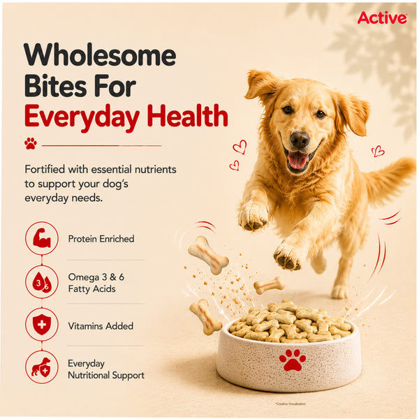 Active Chicken and Vegetables Biscuit Dog Treats (Buy 1 Get 1)