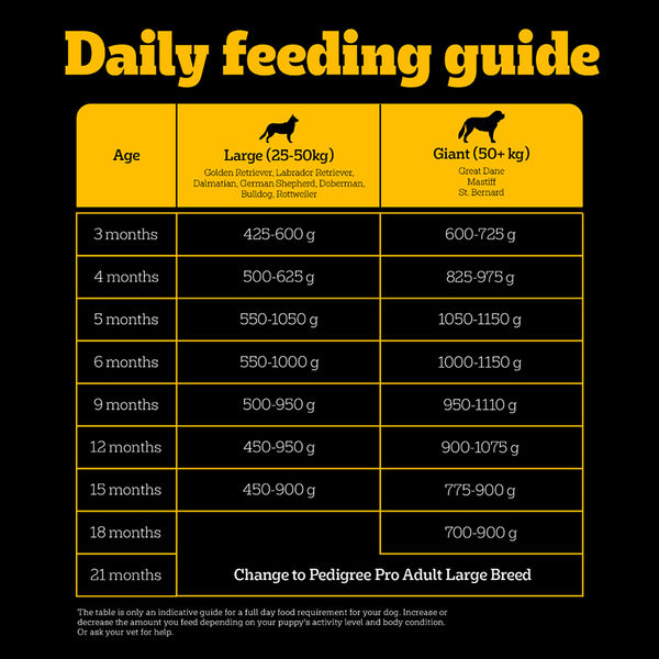 Pedigree PRO Expert Nutrition for Large Breed Puppy(3 to 18 Months) Dry Food