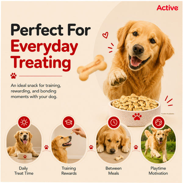 Active Chicken and Vegetables Biscuit Dog Treats (Buy 1 Get 1)