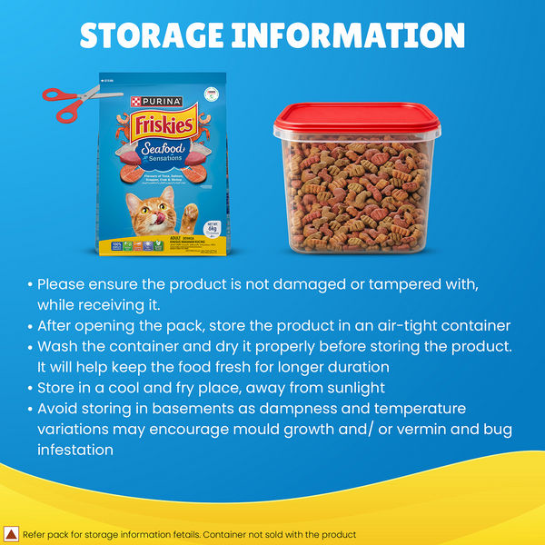 Purnia Friskies Seafood Cat Dry Food