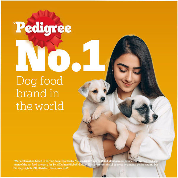 Pedigree Chicken and Liver Chunks in Gravy Pouch Puppy Dog Wet Food (130g)