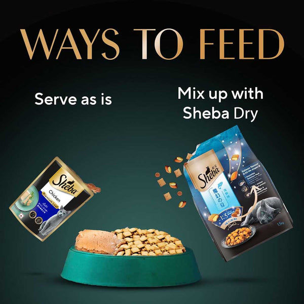 Sheba Chicken Loaf Rich Premium Adult Fine Cat Wet Food