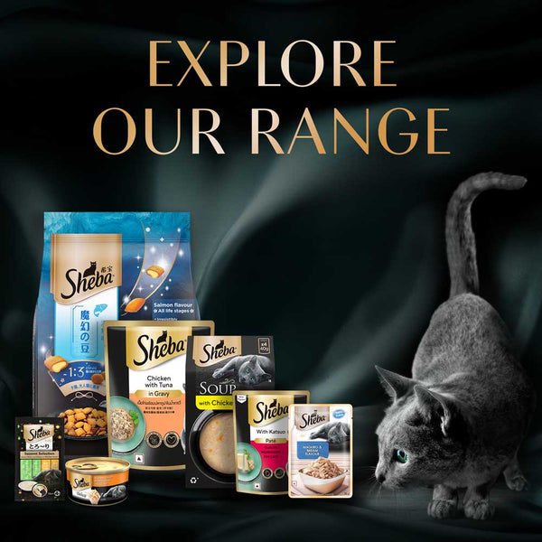 Sheba Chicken With Tuna In Gravy Rich Premium Adult Fine Cat Wet Food