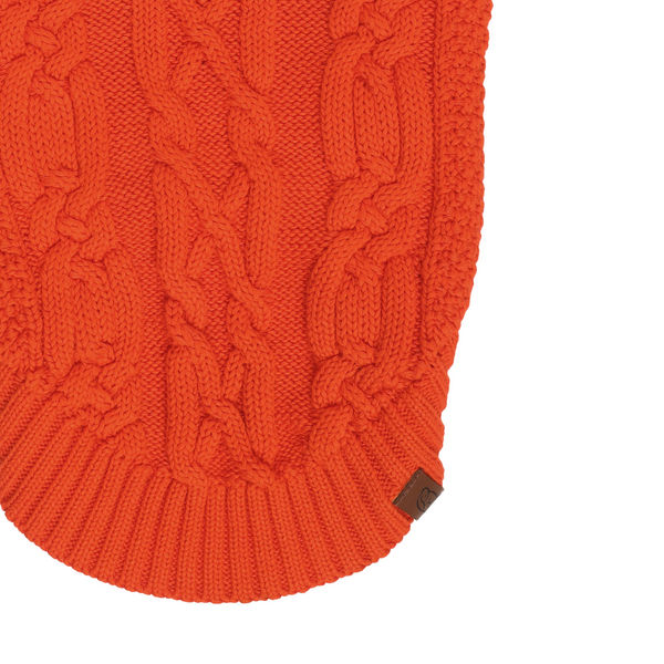 The Happy Lots Chunky Sweaters for Dogs (Orange)