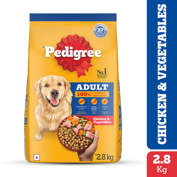 Pedigree Chicken and Vegetables Adult Dog Dry Food