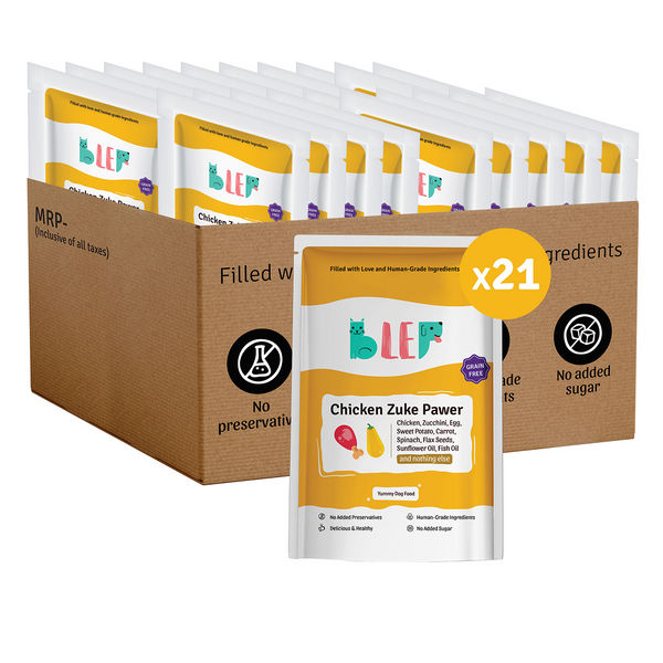 BLEP Chicken Zuke Pawer Dog Wet Food (100g)