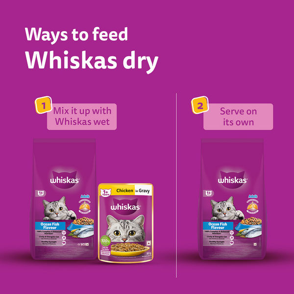 Whiskas Ocean Fish Flavour Adult Cat Dry Food