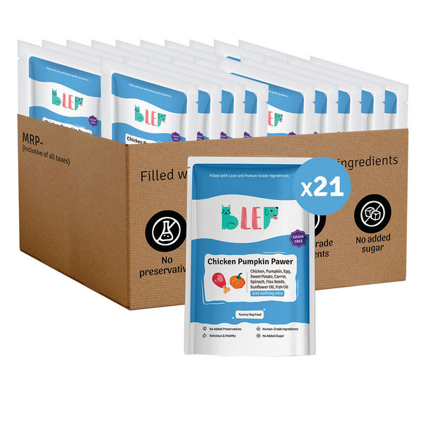 BLEP Chicken & Pumpkin Pawer Dog Wet Food (300g)