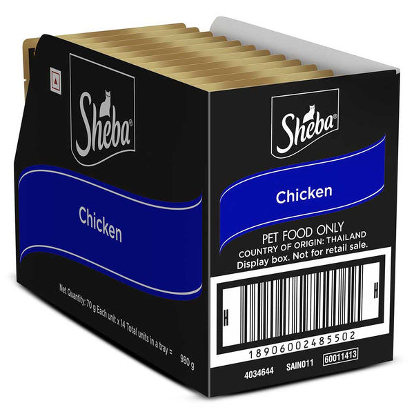 Sheba Chicken Loaf Rich Premium Adult Fine Cat Wet Food