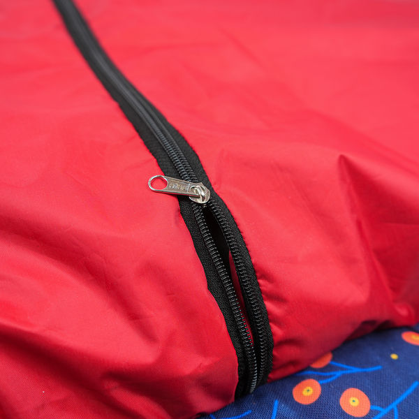 Skatrs Floral Bed for Dogs & Cats (Blue/Orange)