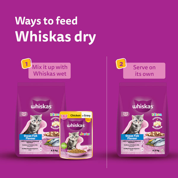 Whiskas Ocean Fish Kitten Cat Dry Food