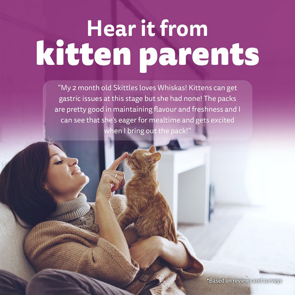 Whiskas Tasty Mix Chicken Tuna with Sweet Potato Kitten Cat Wet Food