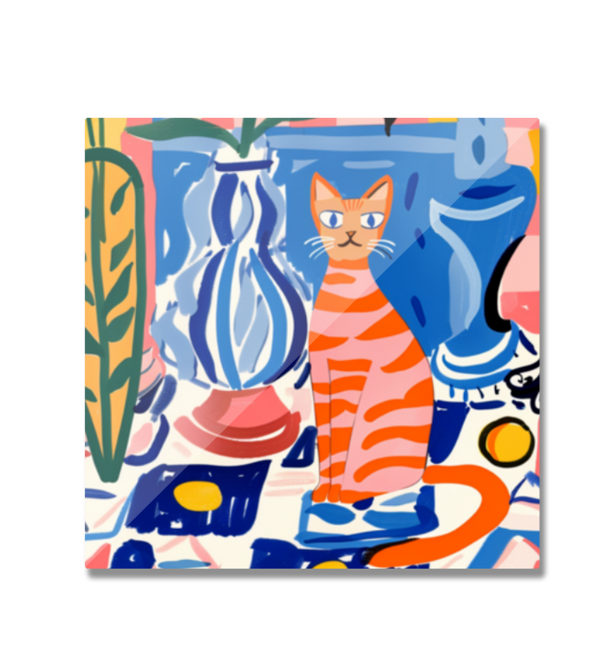 EverythingBoho The House Cat Fridge Magnet