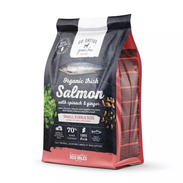 Pets Way Go Native Salmon with Spinach & Ginger Small Breed Dog Dry Food