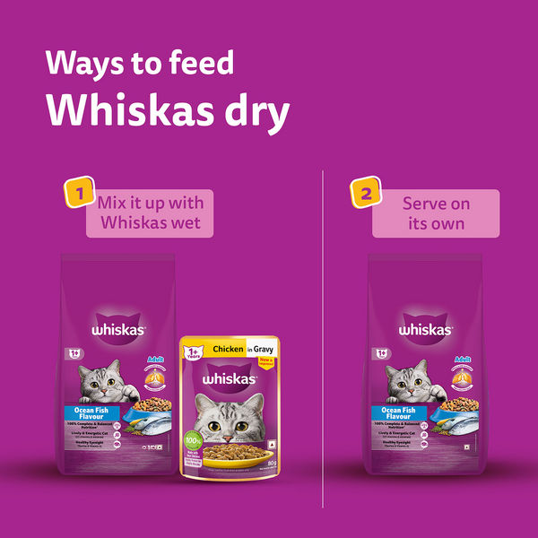 Whiskas Ocean Fish Flavour Adult Cat Dry Food
