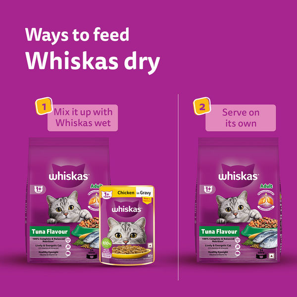 Whiskas Tuna Flavour Adult Cat Dry Food