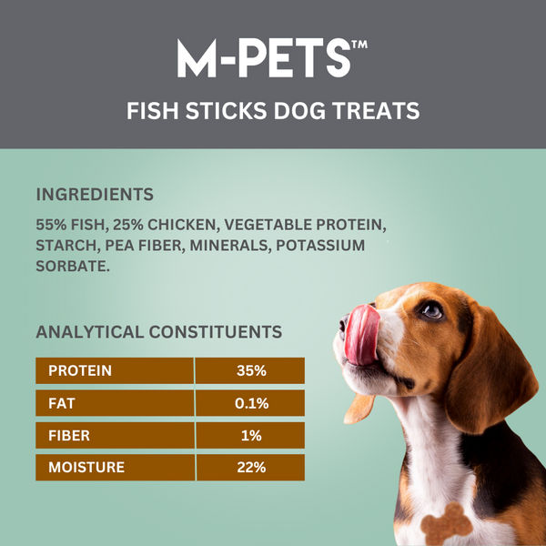 M PETS  Fish Sticks Treats for Dogs