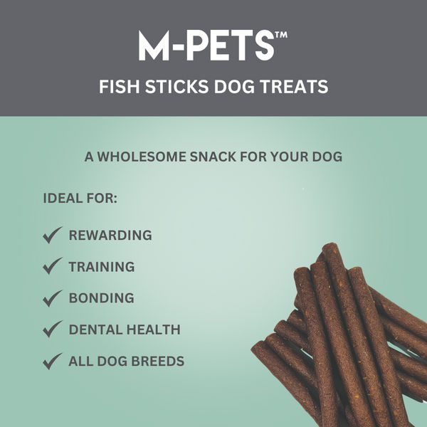 M PETS  Fish Sticks Treats for Dogs