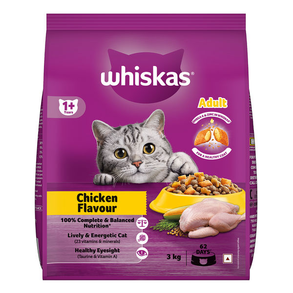 Whiskas Chicken Flavour Cat (Adult 1+) Dry Food