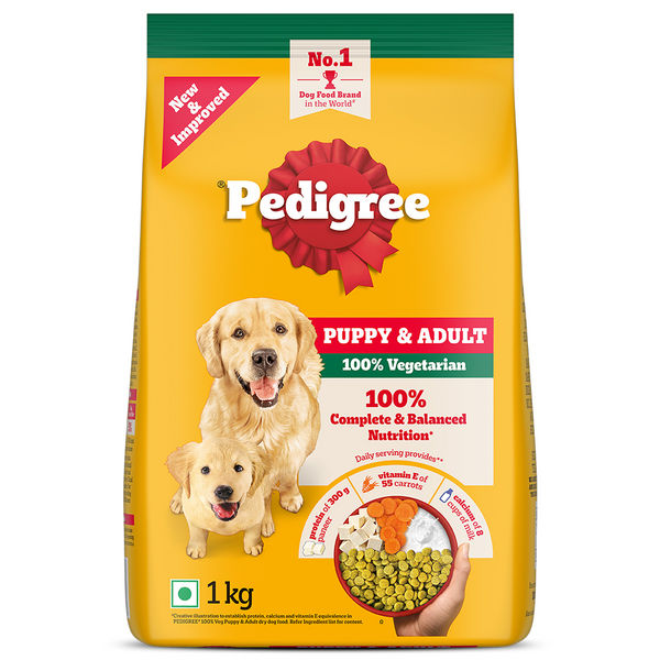 Pedigree 100% Vegetarian Puppy and Adult Veg Dog Dry Food