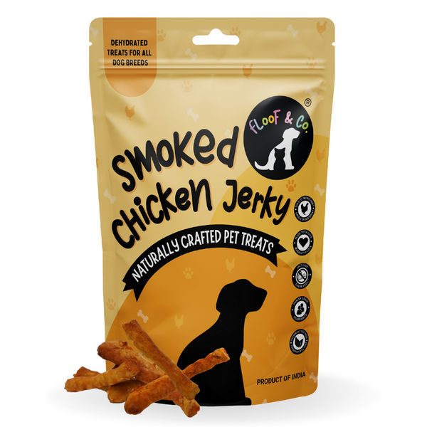 Floof & Co Pork Chew, Bacon Cheese, Chicken Cheese, Roasted Lamb and Smoked Lamb Dog Treats Combo