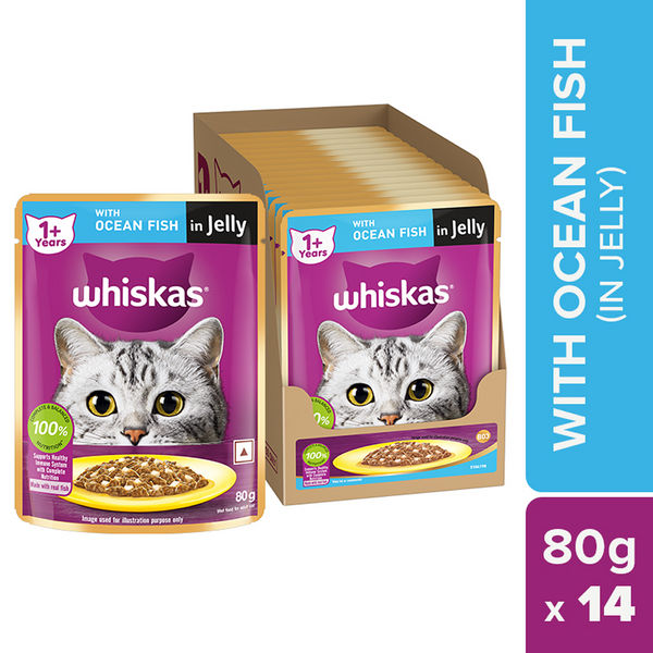 Whiskas Ocean Fish Adult Cat Wet Food