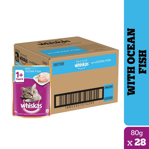 Whiskas Ocean Fish Adult Cat Wet Food