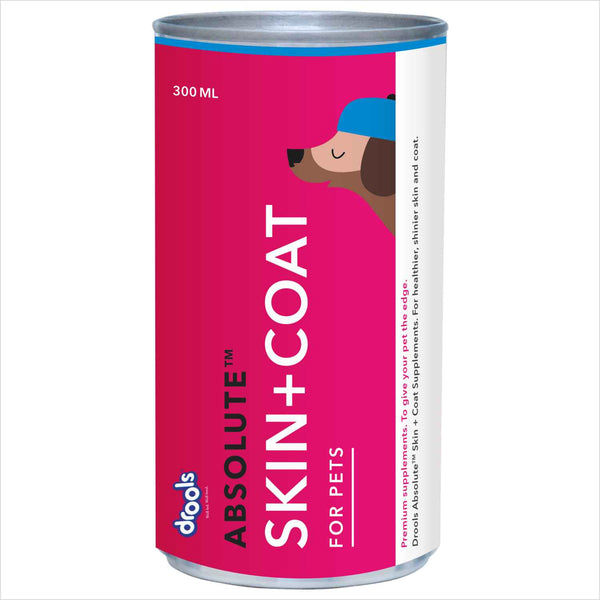 Drools Absolute Skin & Coat Syrup Supplement for Dogs
