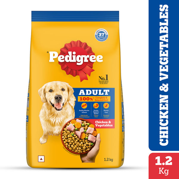 Pedigree Chicken and Vegetables Adult Dog Dry Food