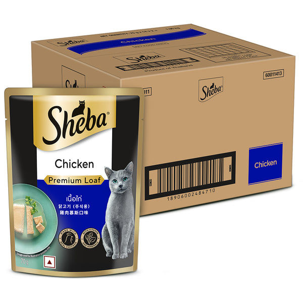 Sheba Chicken Loaf Rich Premium Adult Fine Cat Wet Food