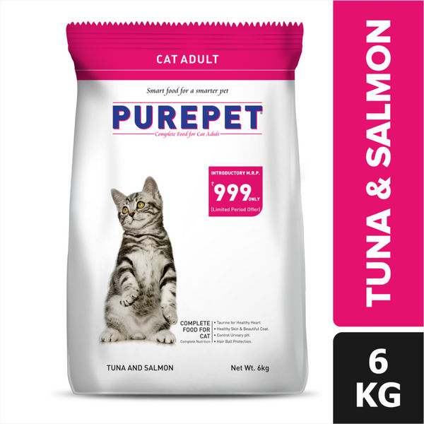 Purepet Ocean Fish and Tuna and Salmon Adult Cat Dry Food Combo