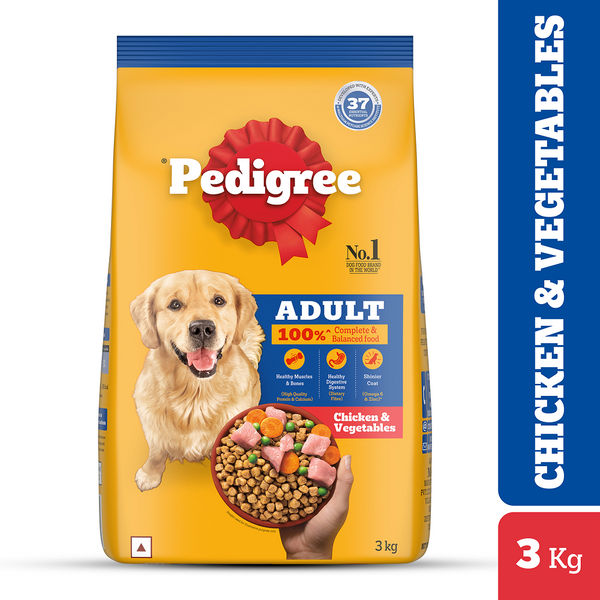 Pedigree Chicken and Vegetables Adult Dog Dry Food