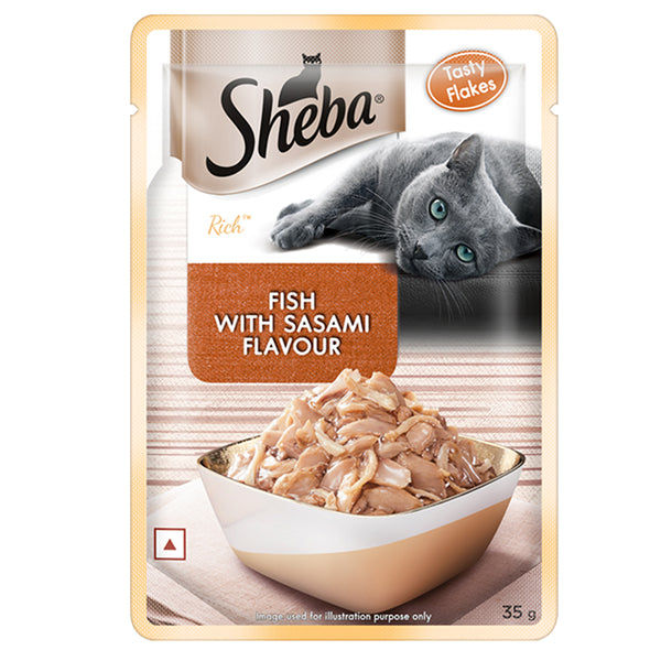 Sheba Fish with Sasami Premium Cat Wet Food