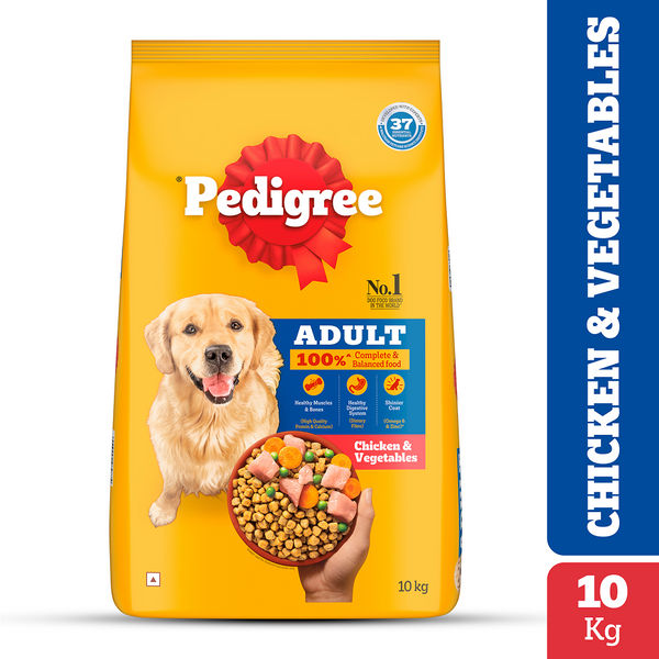 Pedigree Chicken and Vegetables Adult Dog Dry Food