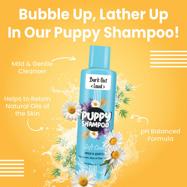 Bark Out Loud Soft Coat Puppy Shampoo for Dogs