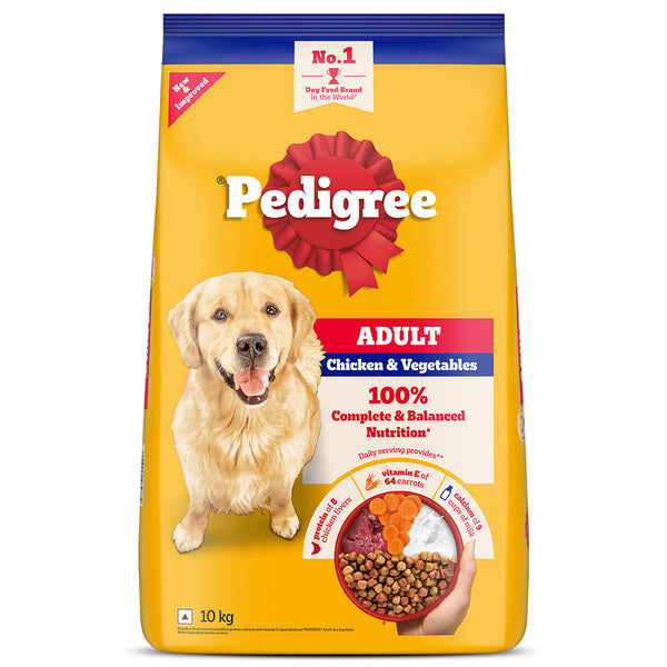 Pedigree Chicken and Vegetables Adult Dog Dry Food