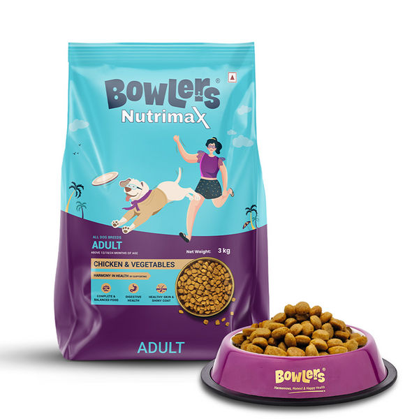 Bowlers Nutrimax Chicken and Vegetables Adult Dog Dry Food