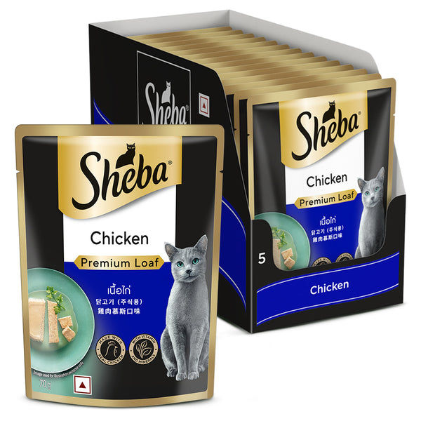 Sheba Chicken Loaf Rich Premium Adult Fine Cat Wet Food