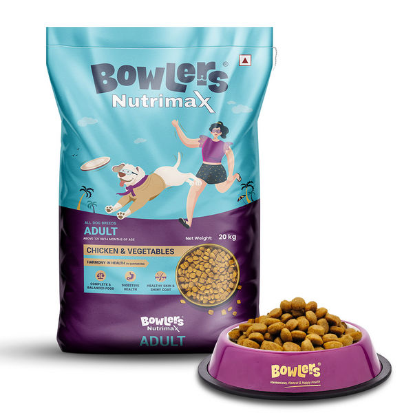 Bowlers Nutrimax Chicken and Vegetables Adult Dog Dry Food