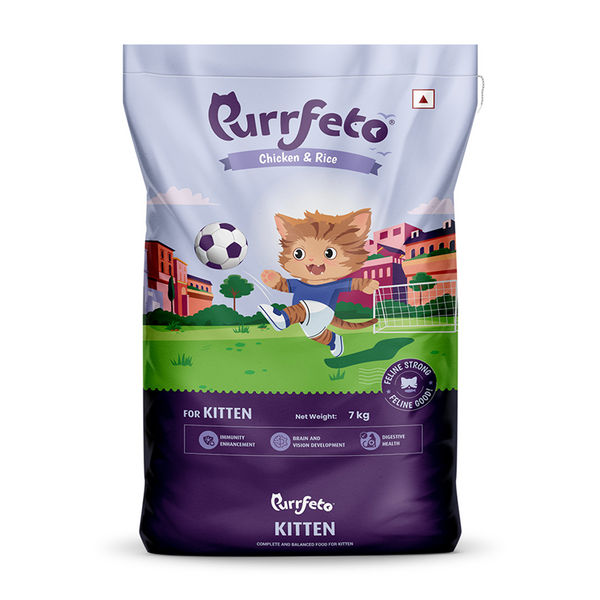 Purrfeto Chicken & Ocean Fish Kitten and Chicken & Rice Combo Kitten Cat Dry Food