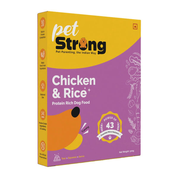 PetStrong Chicken and Rice Fresh Food for Dogs