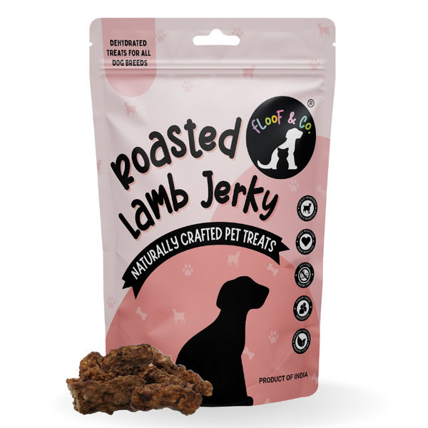 Floof & Co Pork Chew, Bacon Cheese, Chicken Cheese, Roasted Lamb and Smoked Lamb Dog Treats Combo