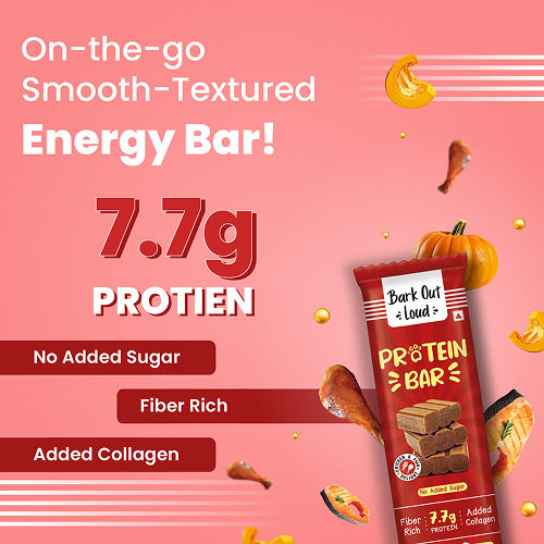 Bark Out Loud Collagen Protein Bar Chicken & Fish Treat for Dogs