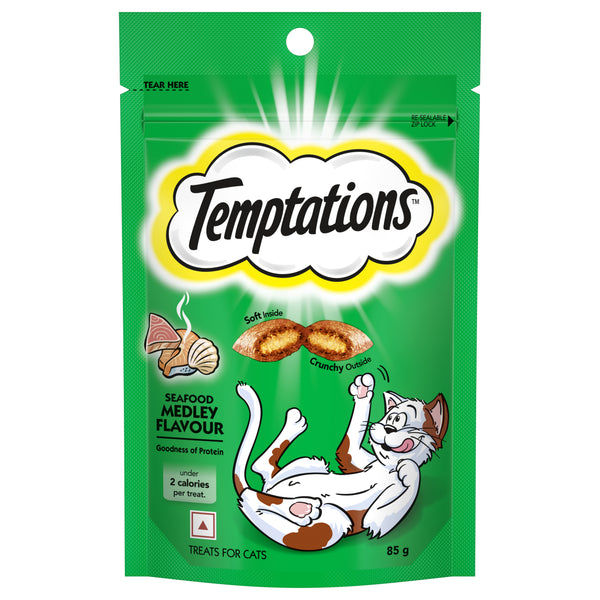 Temptations Seafood Medley Flavour Cat Treats