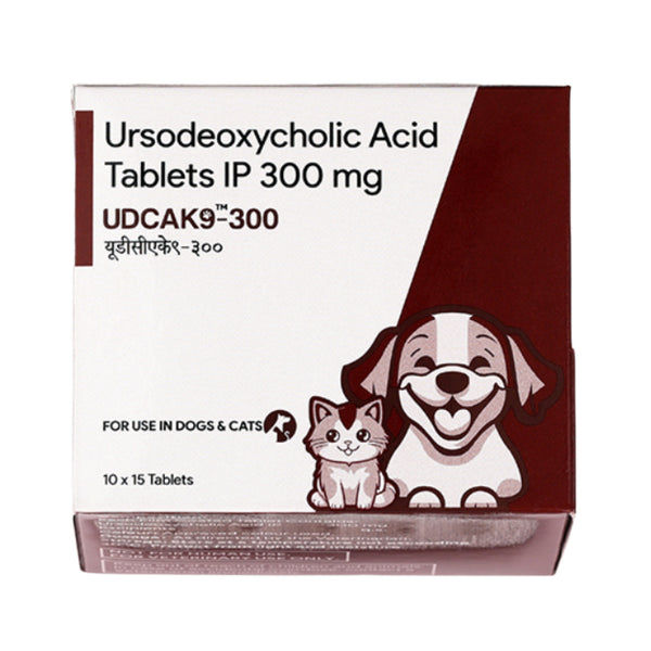 Enavant UDCAK9 300mg Tablets (Ursodeoxycholic Acid) for Dogs & Cats