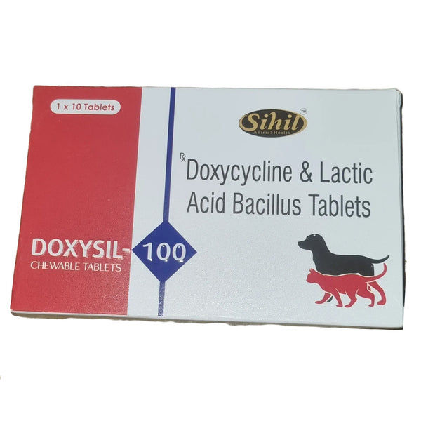Sihil Doxysil (Doxycycline) 100mg Tablet for Dogs & Cats
