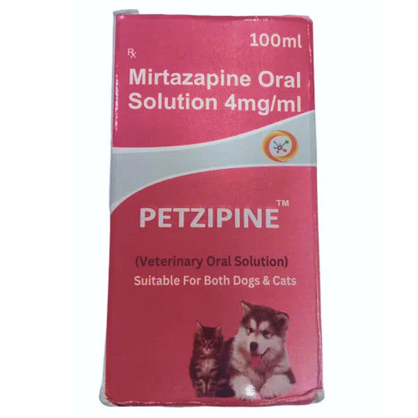 Oriheal Petzipine (Mirtazapine) Oral Solution  for Dogs and Cats