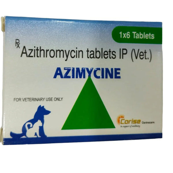 Corise Azimycine 250mg Tablet (Azithromycin) for Dogs and Cats