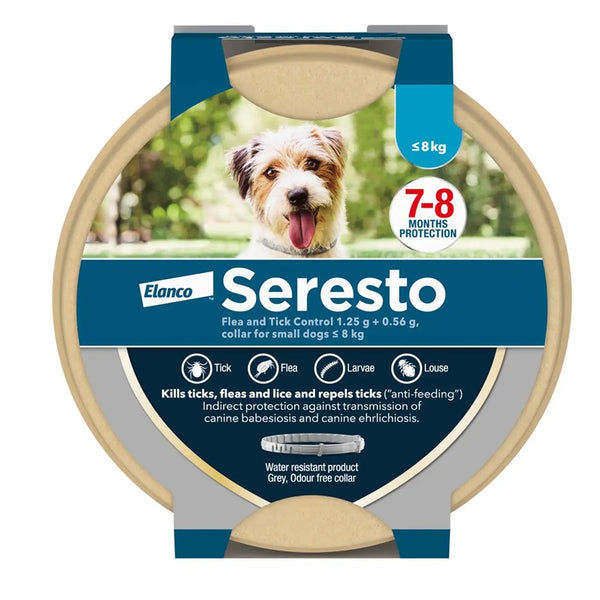 Elanco Seresto Collar Flea & Tick Control for Small Dogs Below 8kg