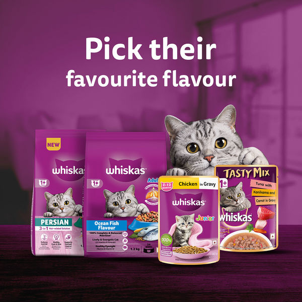 Whiskas Salmon in Gravy Meal Adult Cat Wet Food